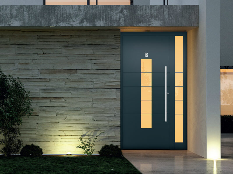 aluminium front doors