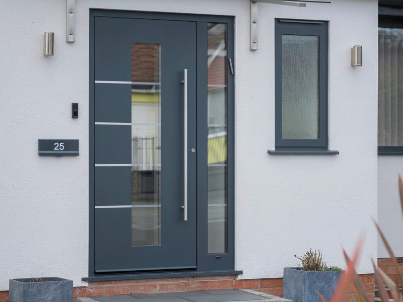 aluminium front door