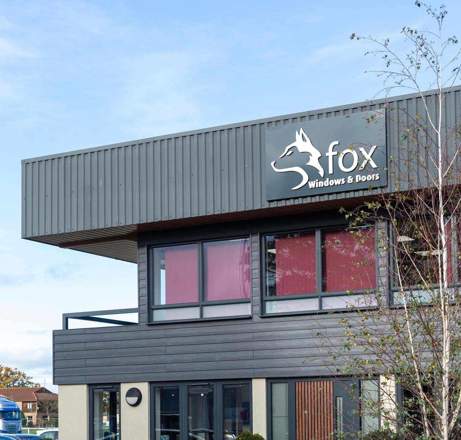Fox Showroom Exterior Logo