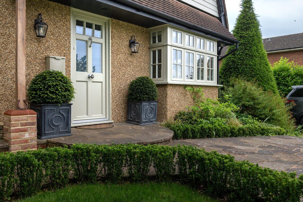 The English Door & Flush Casement Bay Window Installation from Evolution