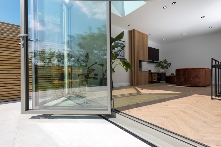 Origin slimline aluminium windows and doors UK