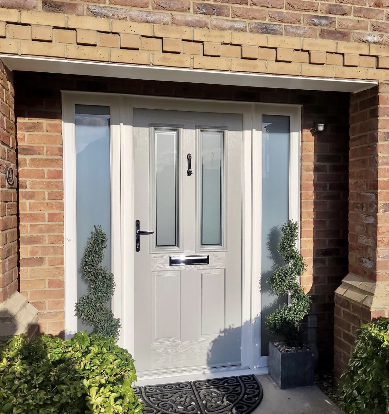 comp door composite door light grey