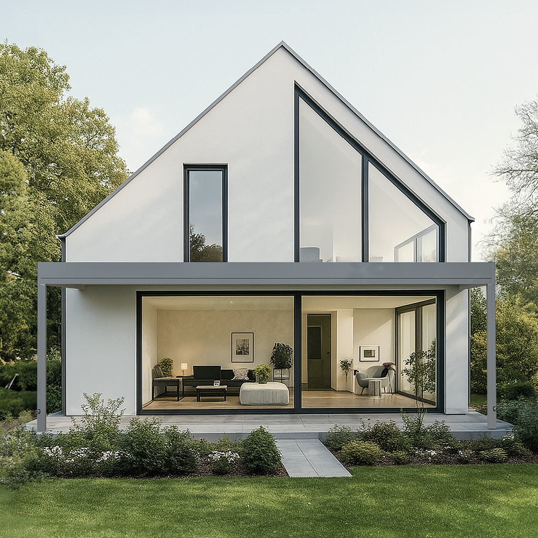 weinor Terrazza Pure Max – großes Glas-Terrassendach mit klarer, moderner Architektur