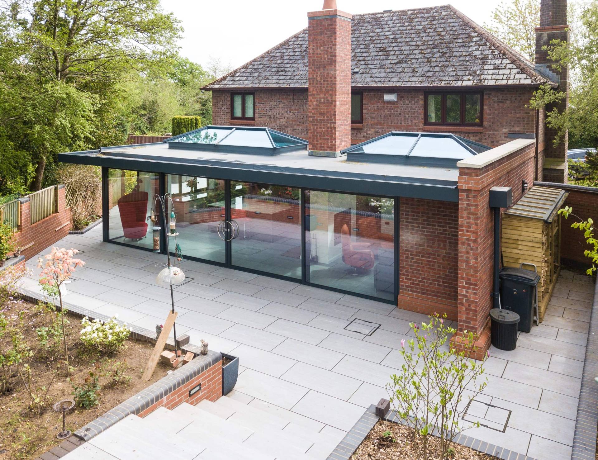 contemporary extension in Kenilworth