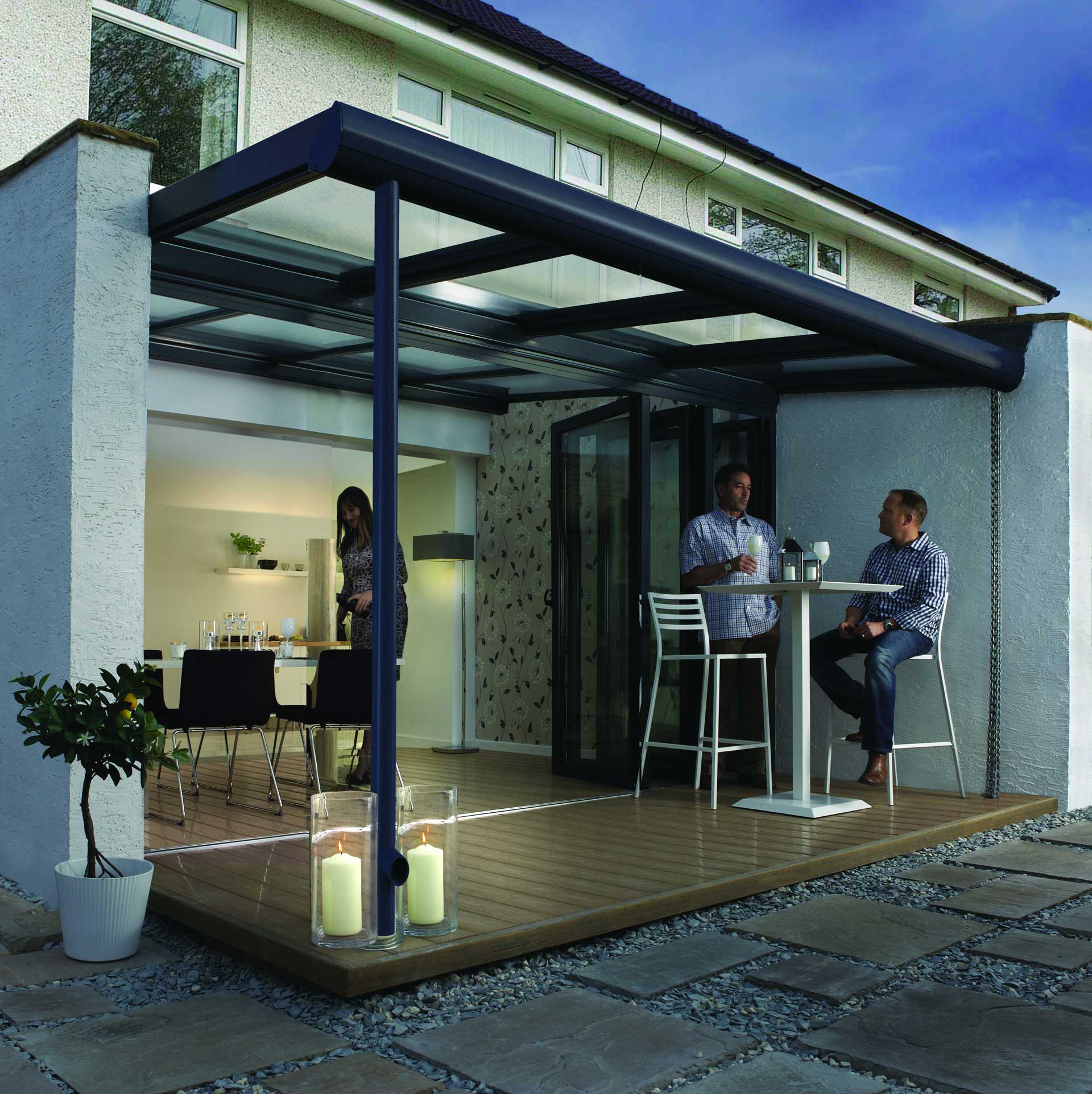 Veranda House Extension Prices, Kenilworth | Ultraframe Pergola